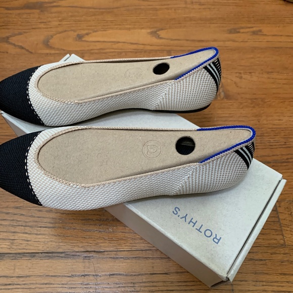 Rothy’s - Women’s Size 7.5 The Square - Tuxedo - Picture 4 of 6